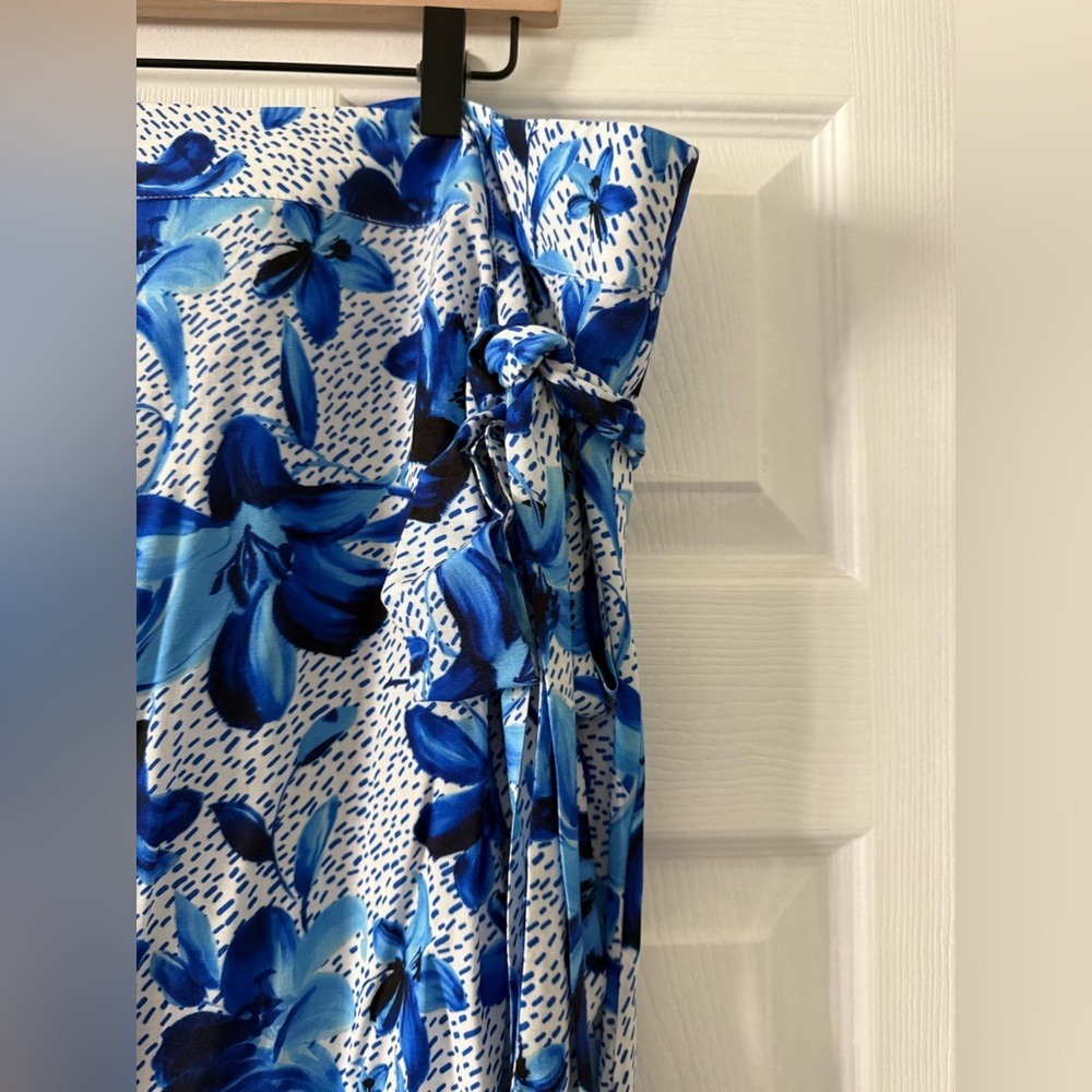 Eloquii Size 20 Floral Wrap Skirt ๐๐ค NEW WITH TAGS - Picture 6 of 8
